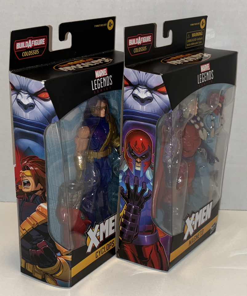 Photo 2 of NEW HASBRO MARVEL LEGENDS SERIES X-MEN THE AGE OF APOCALYPSE “CYCLOPS” & “MAGNETO” ACTION FIGURE & ACCESSORIES 2-PACK BUNDLE