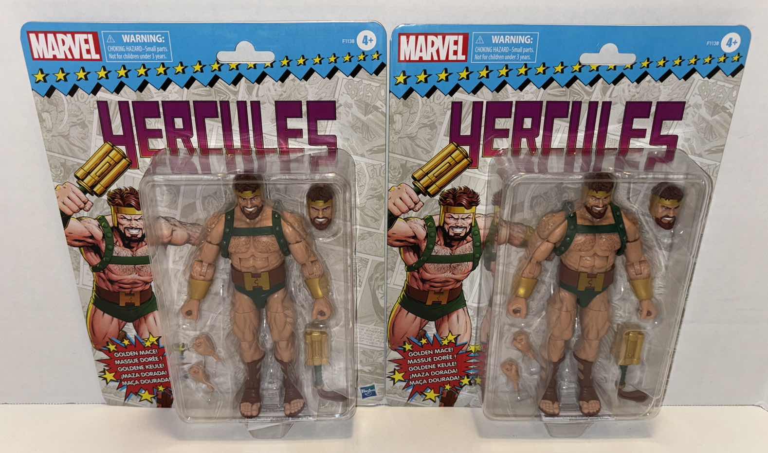 Photo 1 of NEW HASBRO MARVEL RETRO COLLECTION 2-PACK BUNDLE ACTION FIGURE & ACCESSORIES, “HERCULES”