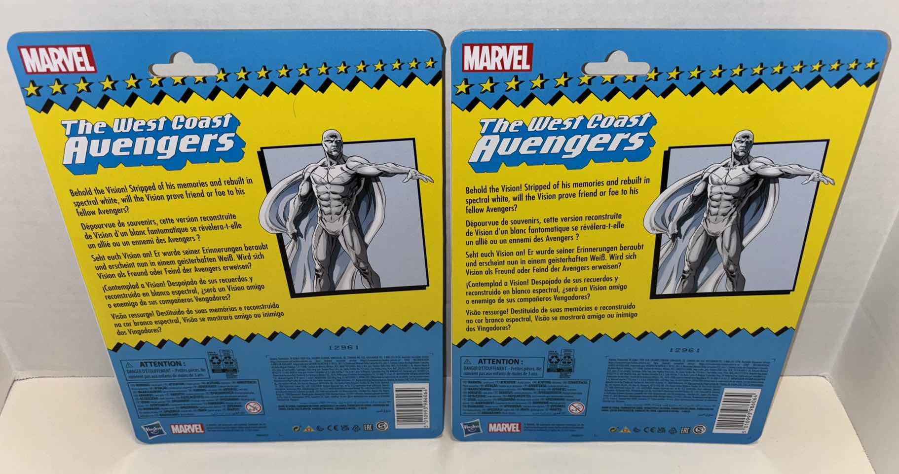 Photo 3 of NEW HASBRO MARVEL RETRO COLLECTION 2-PACK BUNDLE ACTION FIGURES & ACCESSORIES, “THE VISION”