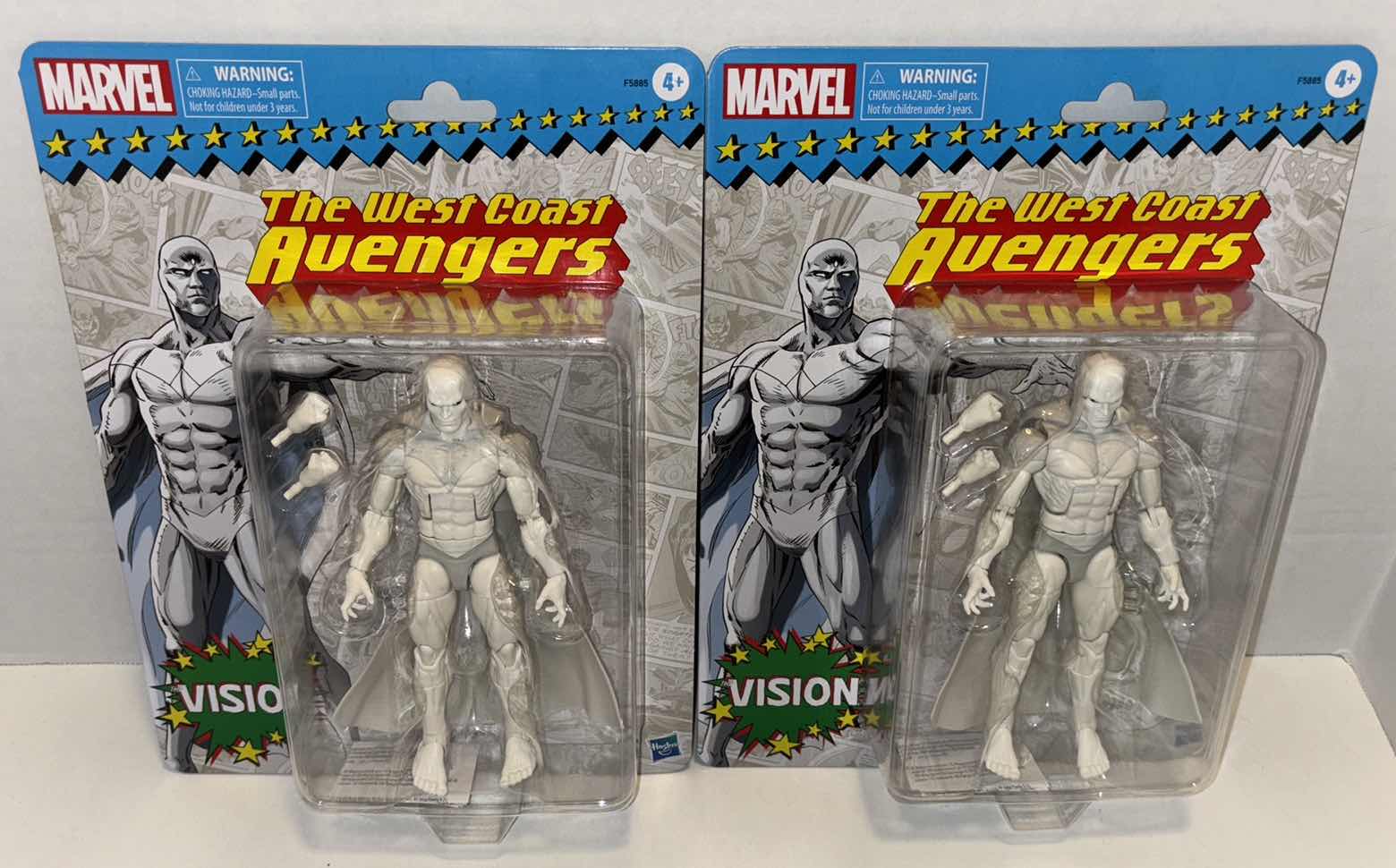 Photo 1 of NEW HASBRO MARVEL RETRO COLLECTION 2-PACK BUNDLE ACTION FIGURES & ACCESSORIES, “THE VISION”