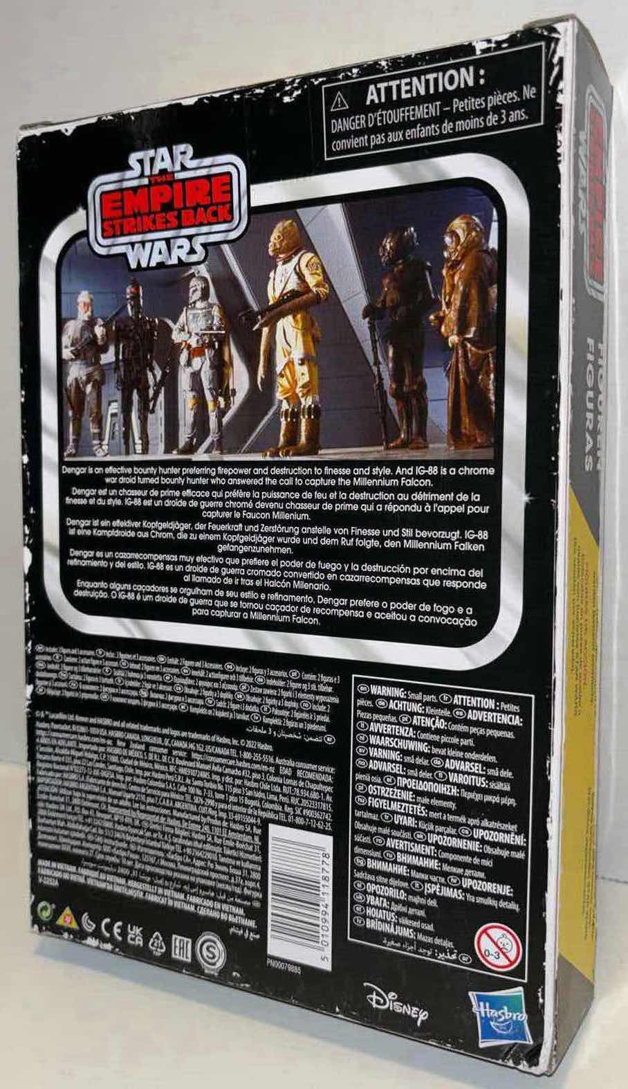 Photo 3 of NEW HASBRO KENNER STAR WARS THE EMPIRE STRIKES BACK RETRO COLLECTION 2-PACK ACTION FIGURES “DENGAR” & “IG-88”