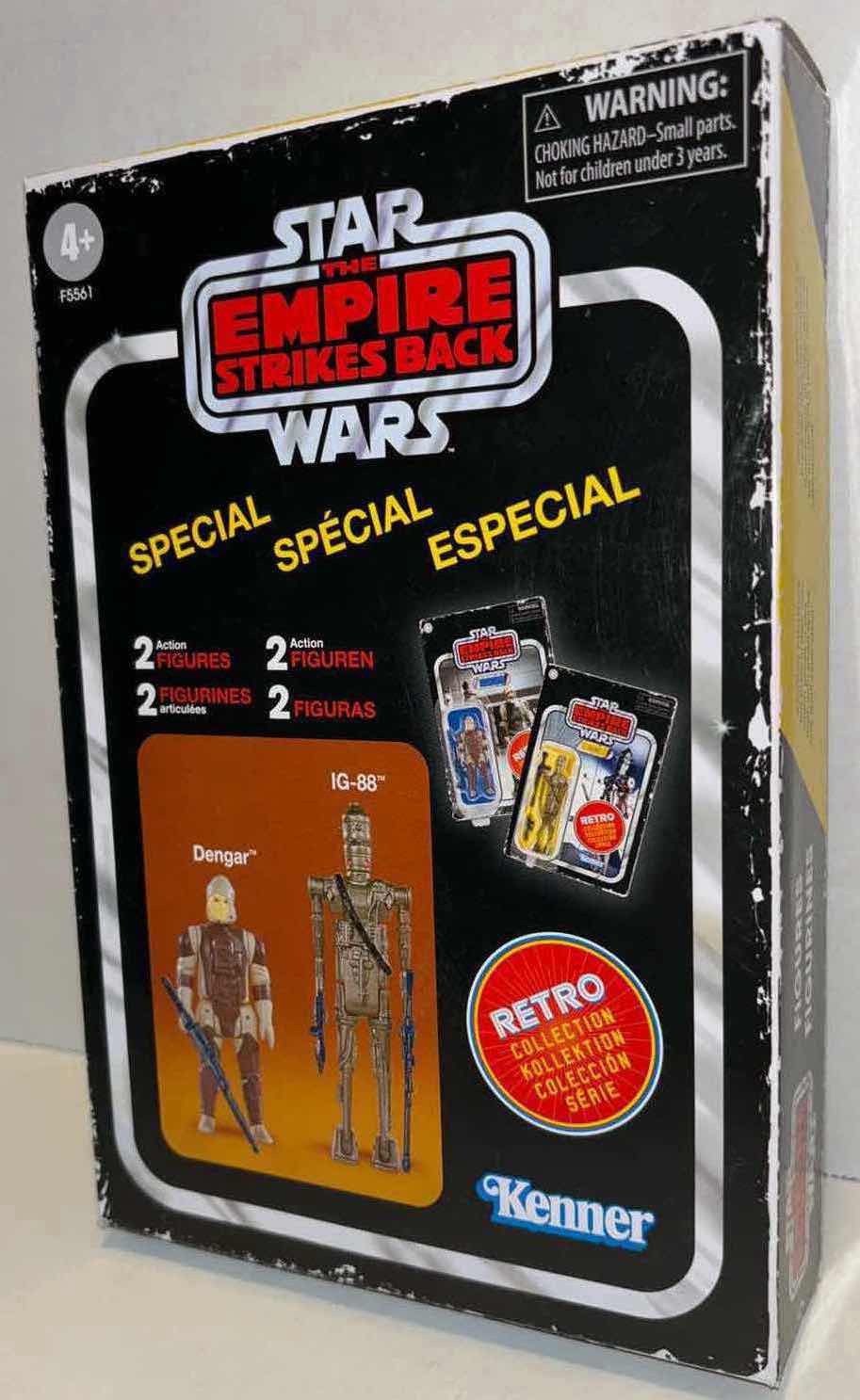 Photo 1 of NEW HASBRO KENNER STAR WARS THE EMPIRE STRIKES BACK RETRO COLLECTION 2-PACK ACTION FIGURES “DENGAR” & “IG-88”