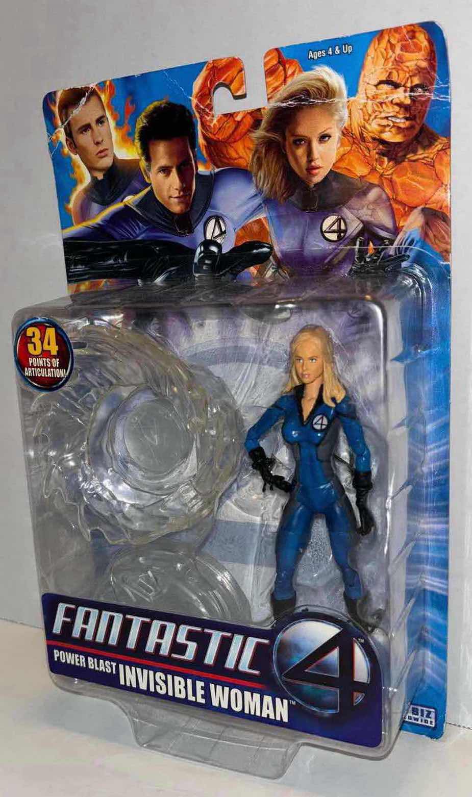 Photo 1 of NEW TOY BIZ 2005 FANTASTIC FOUR ACTION FIGURE & ACCESSORIES “POWER BLAST INVISIBLE WOMAN” (1)