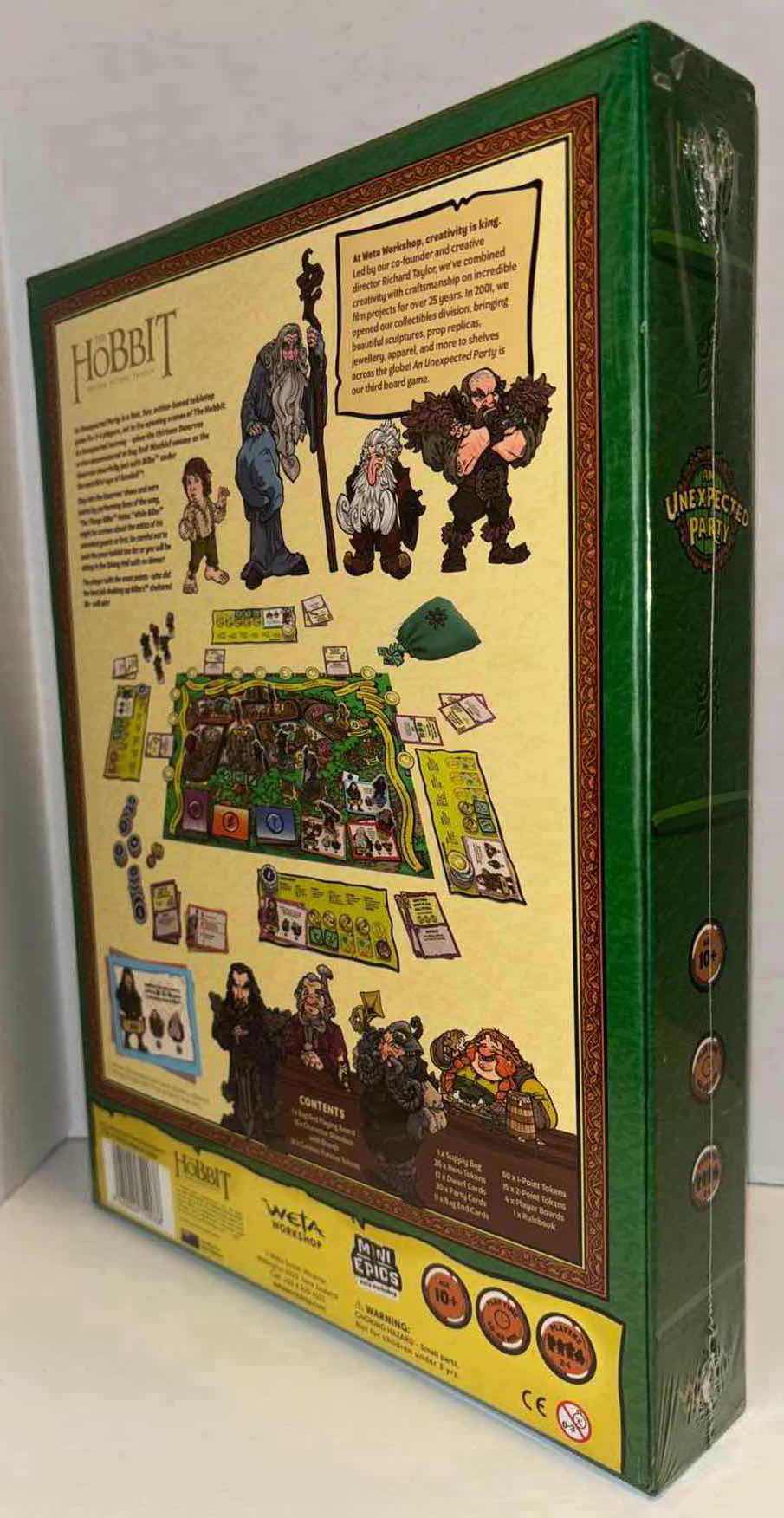 Photo 3 of NEW WETA WORKSHOP THE HOBBIT TRILOGY “AN UNEXPECTED PARTY” THE BOARDGAME