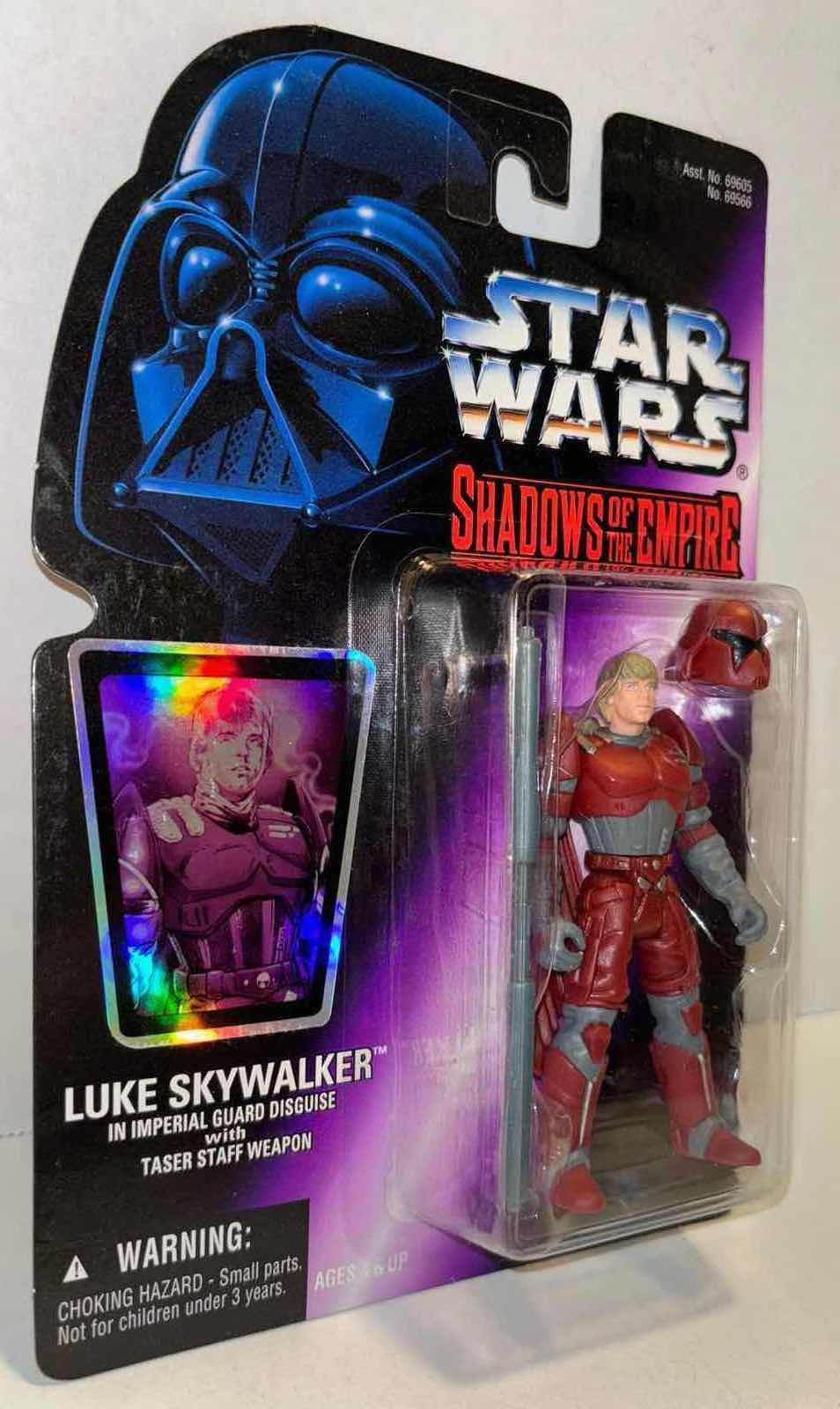 Photo 4 of NEW MINT COND 1996 HASBRO KENNER STAR WARS 3-PACK BUNDLE, SHADOWS OF THE EMPIRE “CHEWBACCA”, “LEIA” & “LUKE SKYWALKER” IN CLEAR CLAMSHELL PACKAGING