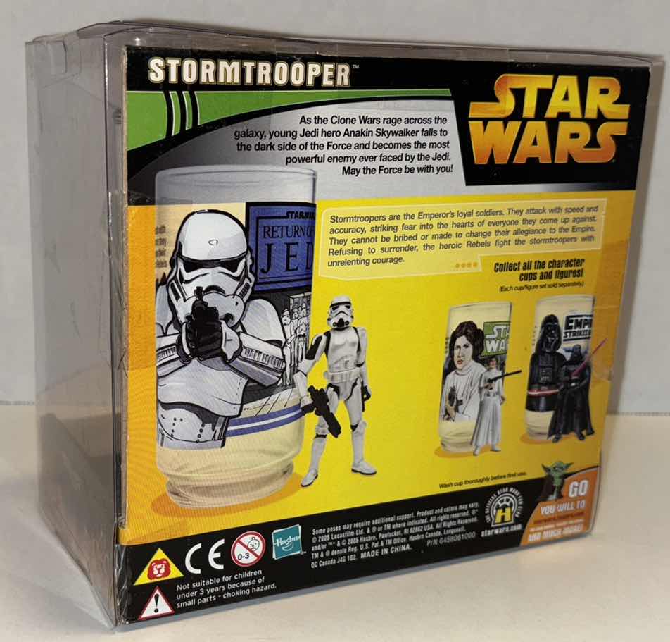 Photo 4 of NEW HASBRO STAR WARS RETURN OF THE JEDI CUP & STORMTROOPER ACTION FIGURE SET