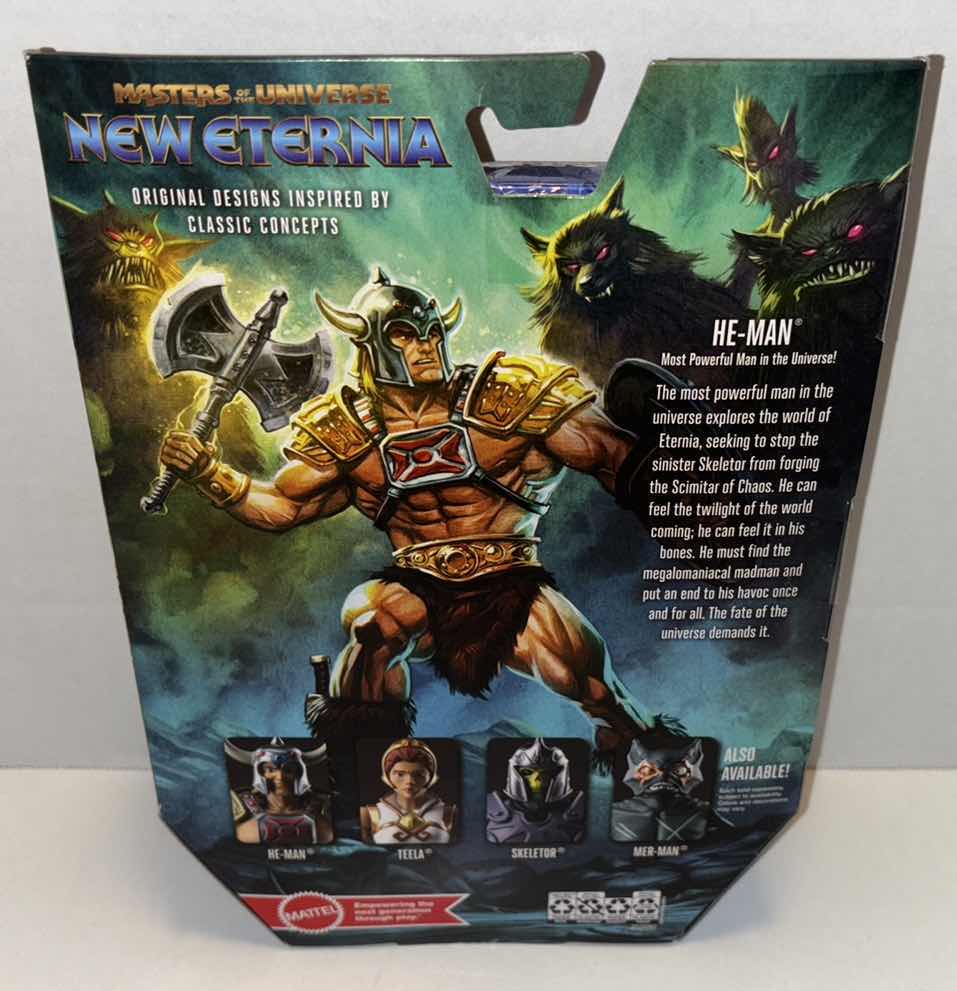 Photo 4 of NEW MATTEL MASTERVERSE MASTERS OF THE UNIVERSE NEW ETERNIA “HE-MAN” ACTION FIGURE & ACCESSORIES (1)