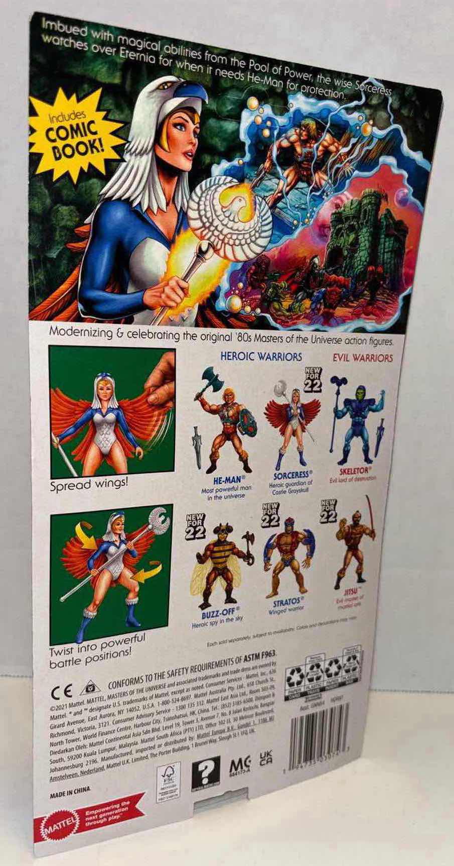 Photo 3 of NEW MATTEL MASTERS OF THE UNIVERSE “SORCERESS” ACTION FIGURE & ACCESSORIES (1)