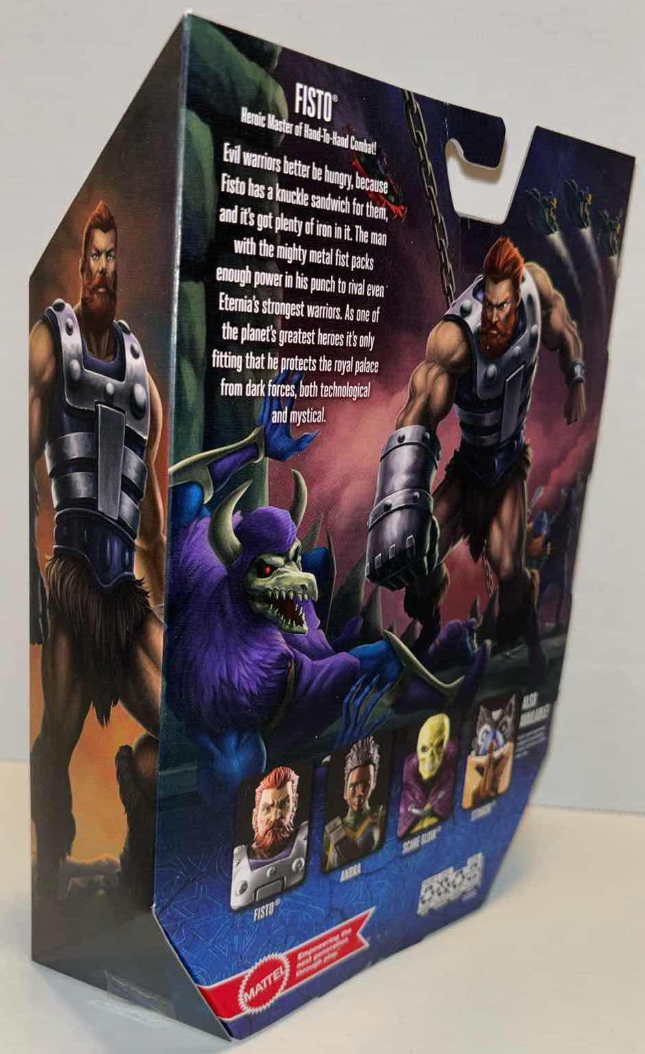 Photo 3 of NEW MATTEL MASTERVERSE MASTERS OF THE UNIVERSE REVELATION “FISTO” ACTION FIGURE & ACCESSORIES (1)