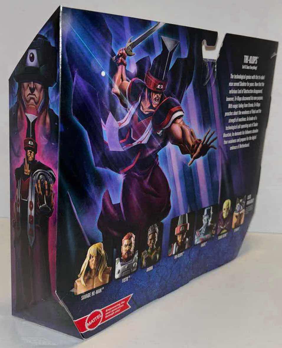 Photo 4 of NEW MATTEL MASTERVERSE MASTERS OF THE UNIVERSE REVELATION “TRI-KLOPS” ACTION FIGURE & ACCESSORIES (1)