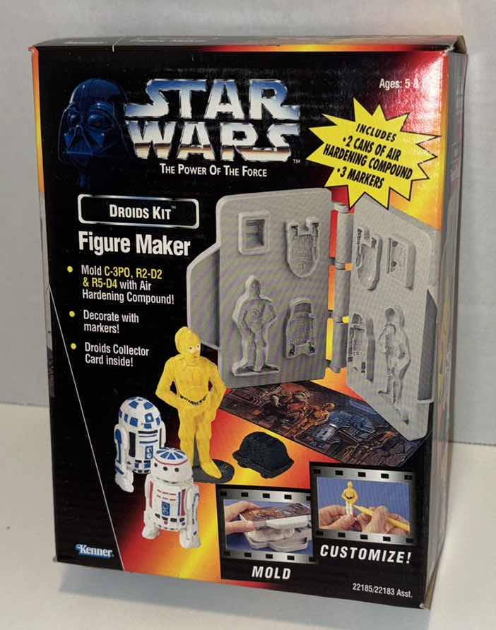 Photo 1 of NEW KENNER STAR WARS THE POWER OF THE FORCE FIGURE MAKER “DROIDS KIT”