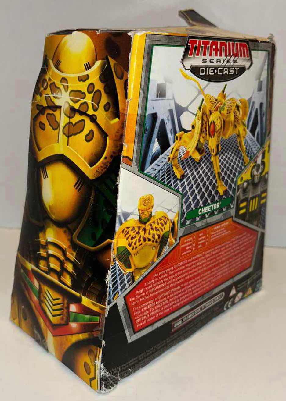 Photo 4 of NEW 2006 HASBRO TRANSFORMERS TITANIUM SERIES DIE-CAST “CHEETOR” BEAST MACHINES ACTION FIGURE