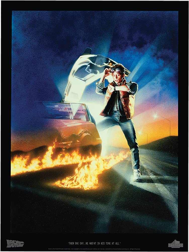 Photo 1 of NEW FACTORY ENTERTAINMENT BACK TO THE FUTURE THEN ONE DAY PART I LITHOGRAPH PRINT 18” X 24” (3)