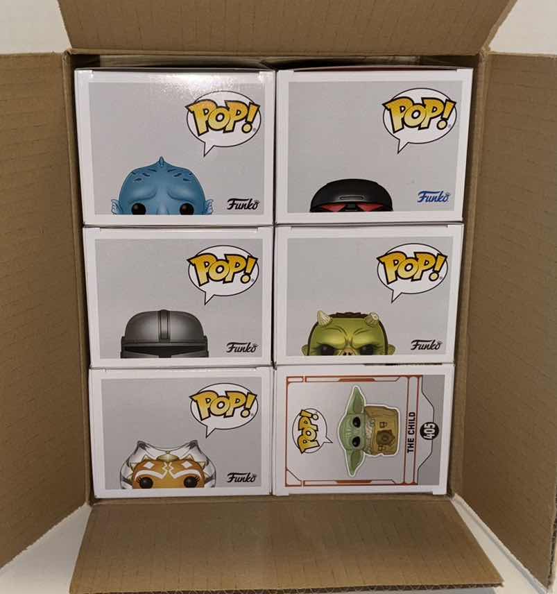 Photo 4 of NEW FUNKO POP! STAR WARS BOBBLE-HEAD VINYL FIGURE 6-PACK MIXED BUNDLE, #268, #402, #404, #405, #406, #488