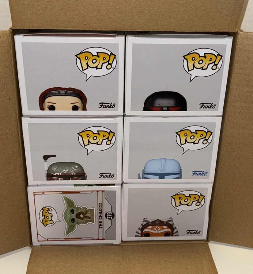 Photo 4 of NEW FUNKO POP! STAR WARS BOBBLE-HEAD VINYL FIGURE 6-PACK MIXED BUNDLE, #345, #379, #462, #463, #464, #466