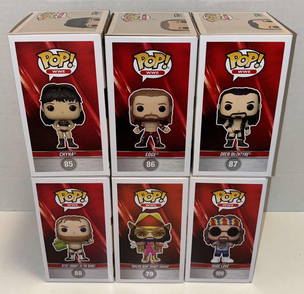 Photo 2 of NEW FUNKO POP! WWE VINYL FIGURE 6-PACK MIXED BUNDLE, #85, #86, #87, #88, #79, #109