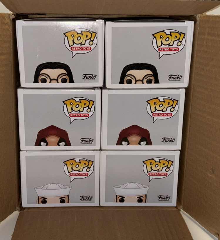 Photo 4 of NEW FUNKO POP! RETRO TOYS G.I. JOE VINYL FIGURE 6-PACK BUNDLE, #10 SHIPWRECK (2), #12 ZARTAN (2), #75 THE BARONESS