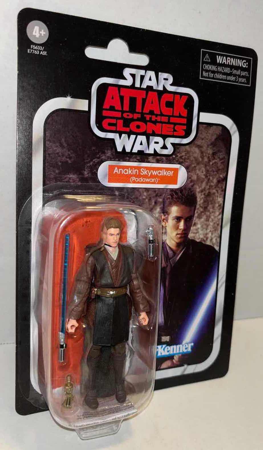 Photo 1 of NEW STAR WARS ATTACK OF THE CLONES 3.75” THE VINTAGE COLLECTION ACTION FIGURE & ACCESSORIES, “ANAKIN SKYWALKER (PADAWAN)” (1)