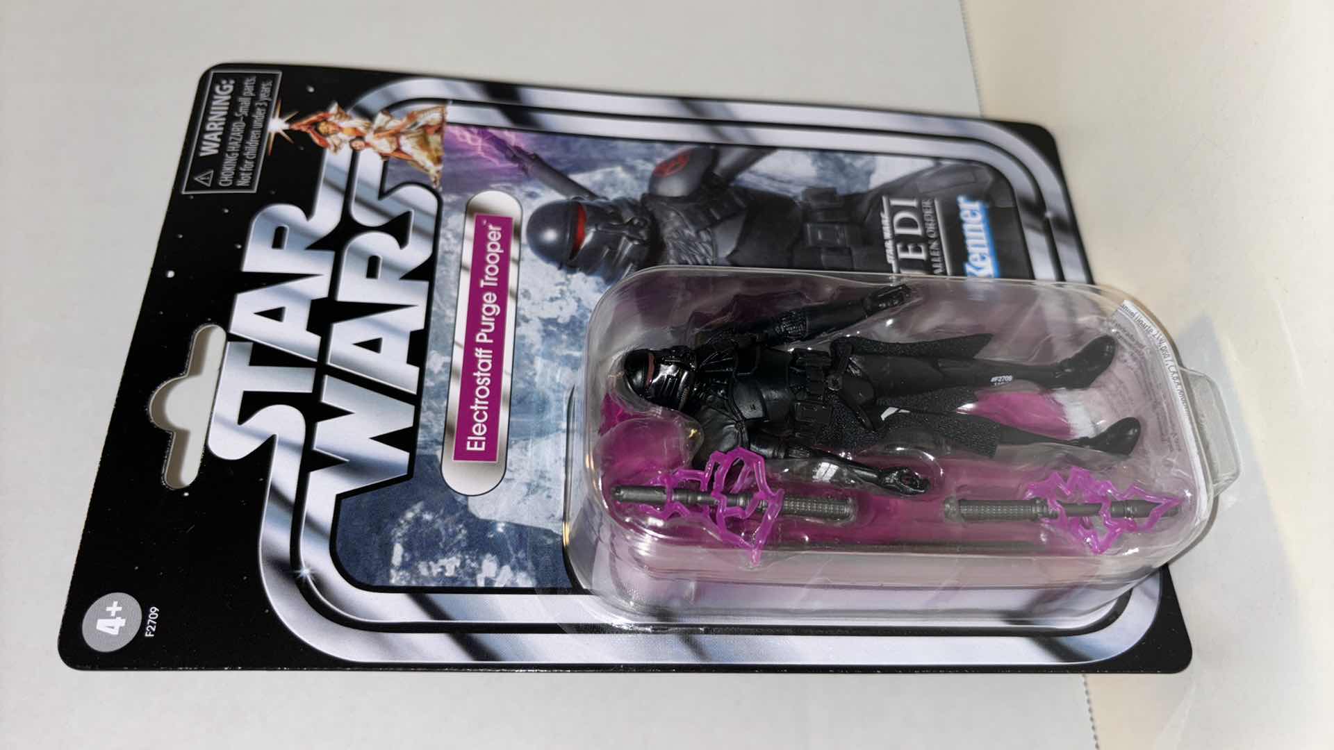 Photo 1 of NEW STAR WARS 3.75” THE VINTAGE COLLECTION ACTION FIGURE & ACCESSORIES, “ELECTROSTAFF PURGE TROOPER” (1)