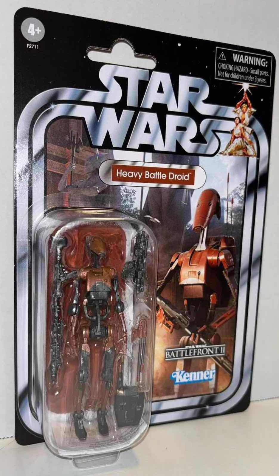 Photo 1 of NEW STAR WARS BATTLEFRONT II 3.75” THE VINTAGE COLLECTION ACTION FIGURE & ACCESSORIES, “HEAVY BATTLE DROID” (1)