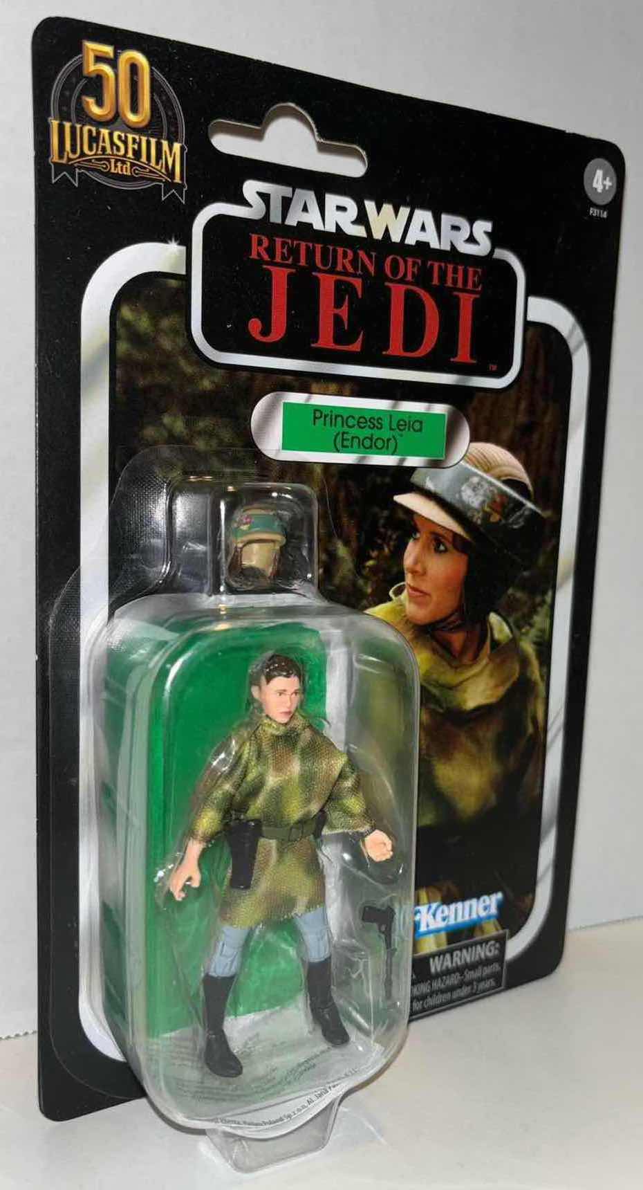 Photo 1 of NEW STAR WARS RETURN OF THE JEDI 3.75” THE VINTAGE COLLECTION ACTION FIGURE & ACCESSORIES, “PRINCESS LEIA (ENDOR)” (1)