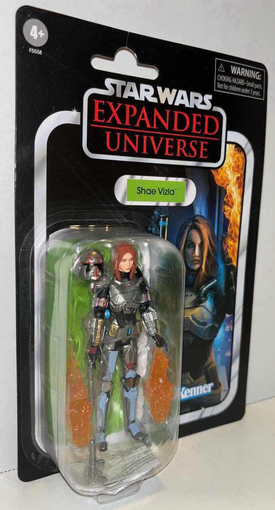 Photo 1 of NEW STAR WARS EXPANDED UNIVERSE THE VINTAGE COLLECTION 3.75” ACTION FIGURE & ACCESSORIES, “SHAE VIZLA” (1)
