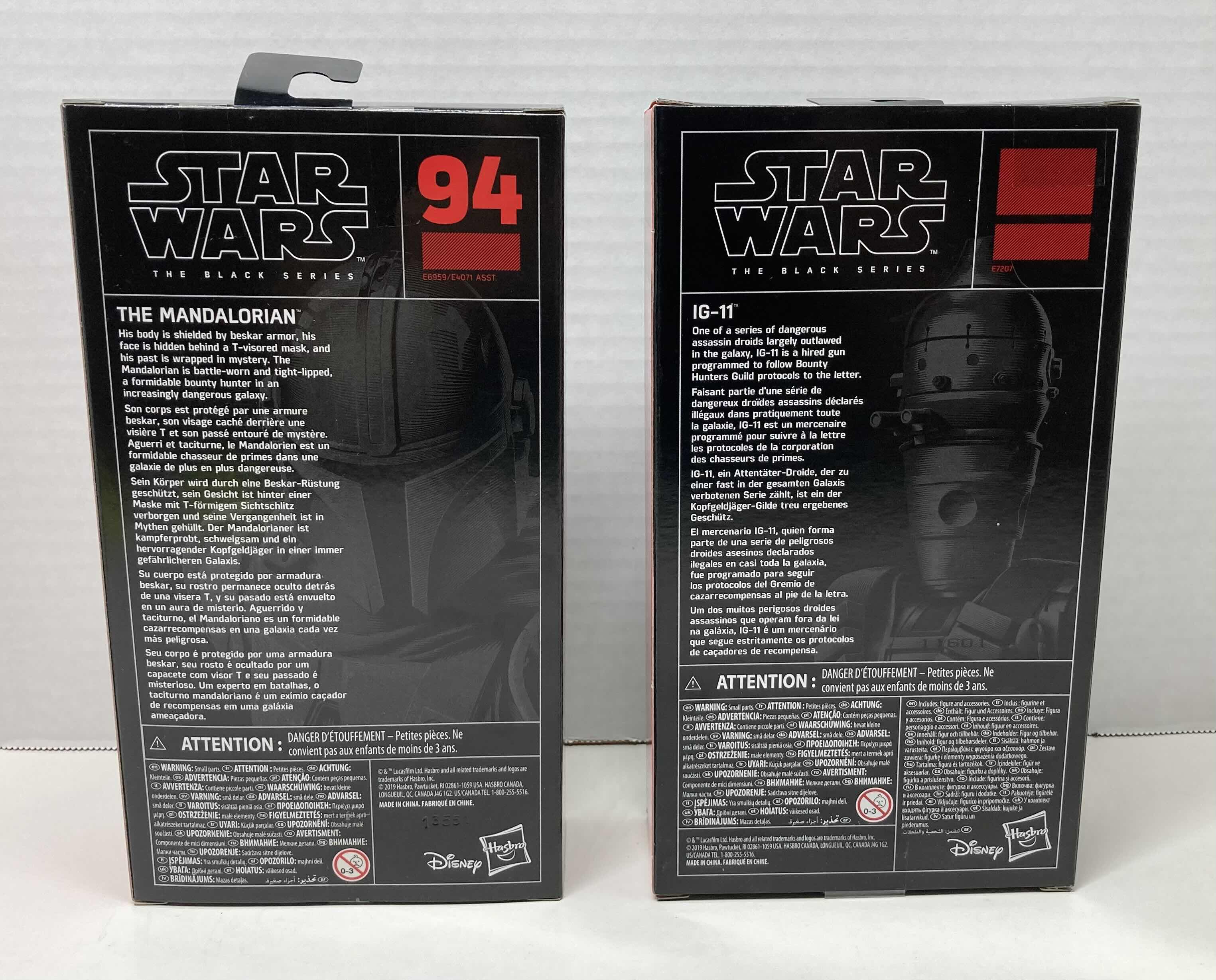 Photo 2 of NEW STAR WARS BLACK SERIES 2-PACK ACTION FIGURES, THE MANDALORIAN & IG-11