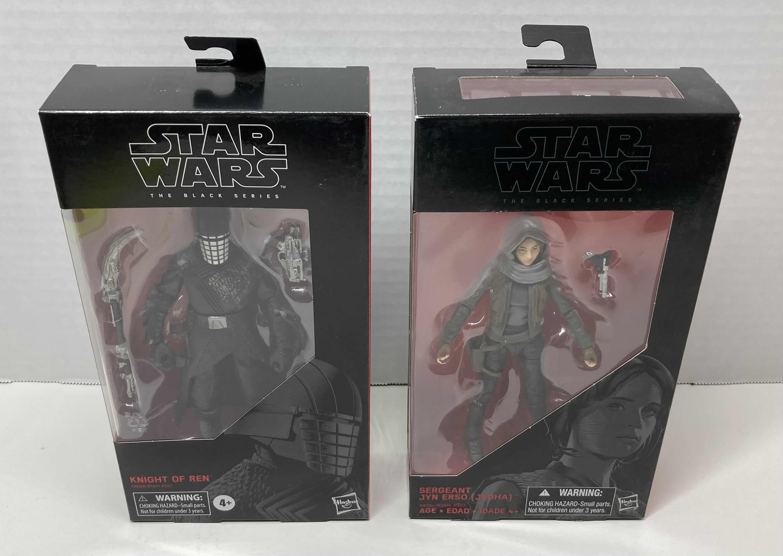 Photo 1 of NEW STAR WARS BLACK SERIES 2-PACK ACTION FIGURES, KNIGHT OF REN & JYN ERSO