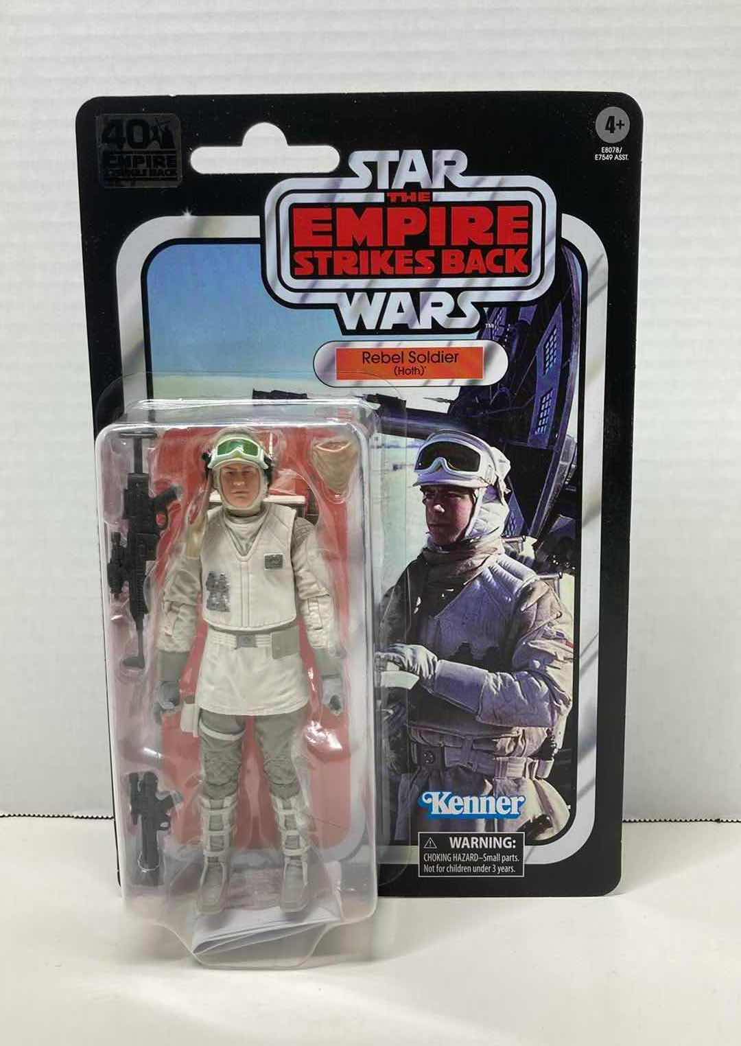 Photo 1 of NEW STAR WARS THE EMPIRE STRIKES BACK 40TH ANNIVERSARY ACTION FIGURE, REBEL SOLDIER (HOTH)