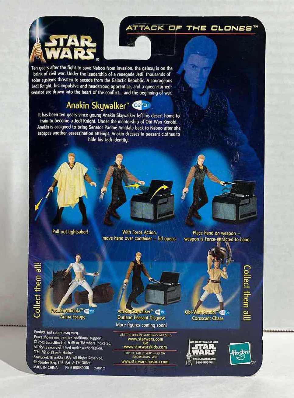Photo 2 of NEW STAR WARS ATTACK OF THE CLONES ACTION FIGURE, ANAKIN SKYWALKER