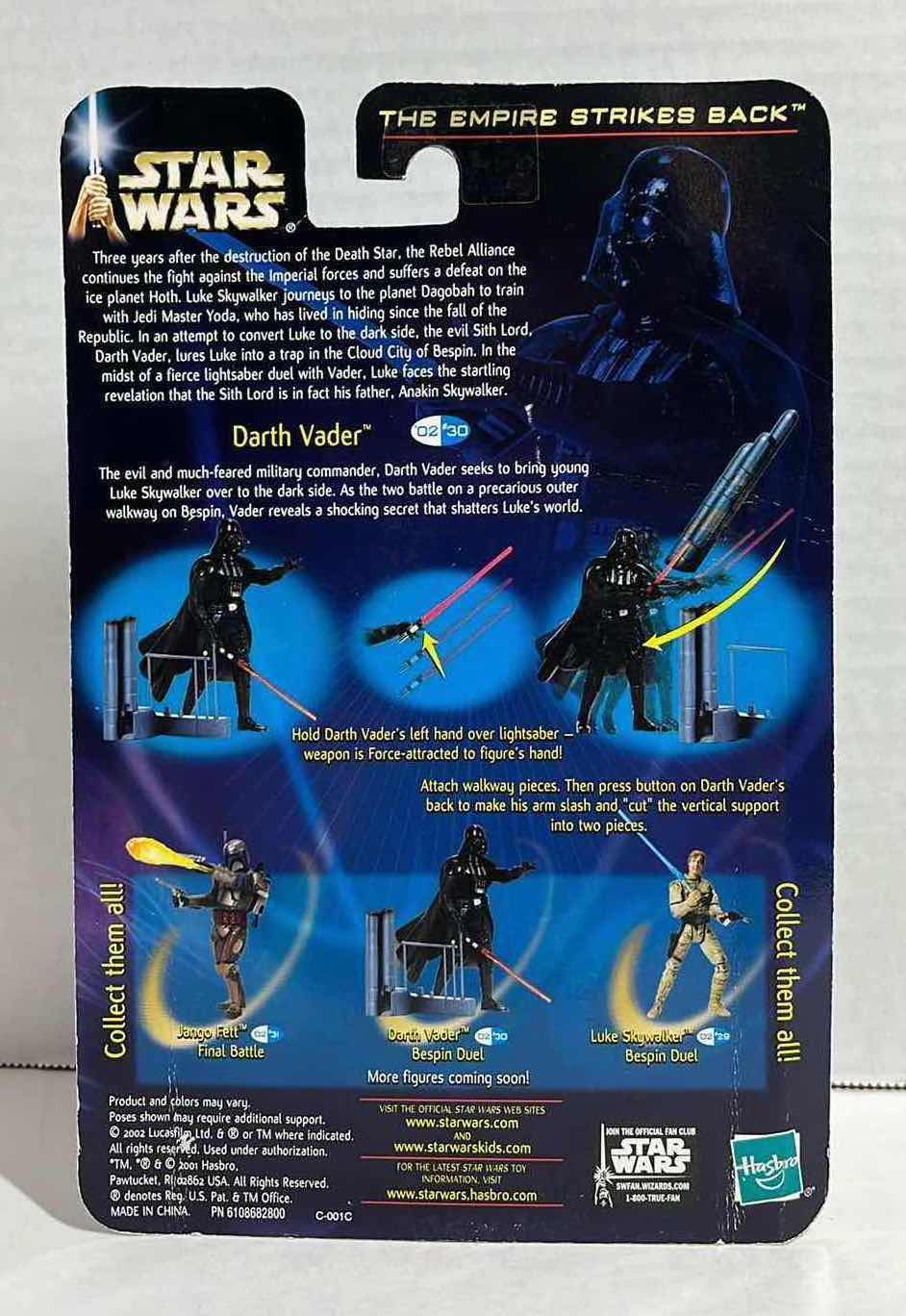 Photo 2 of NEW STAR WARS THE EMPIRE STRIKES BACK ACTION FIGURE, DARTH VADER