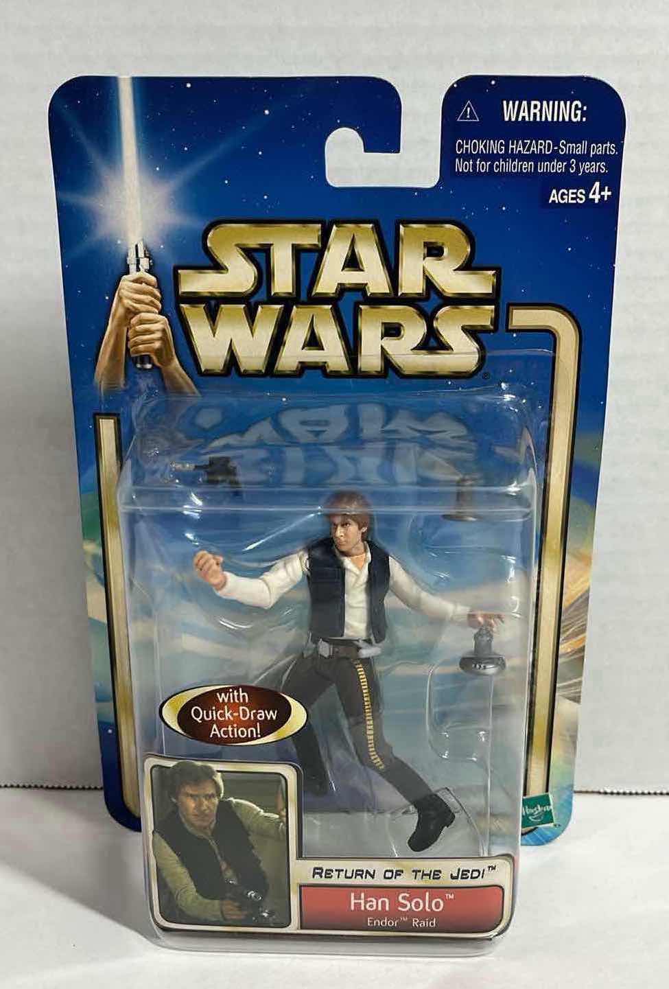 Photo 1 of NEW STAR WARS RETURN OF THE JEDI ACTION FIGURE, HAN SOLO