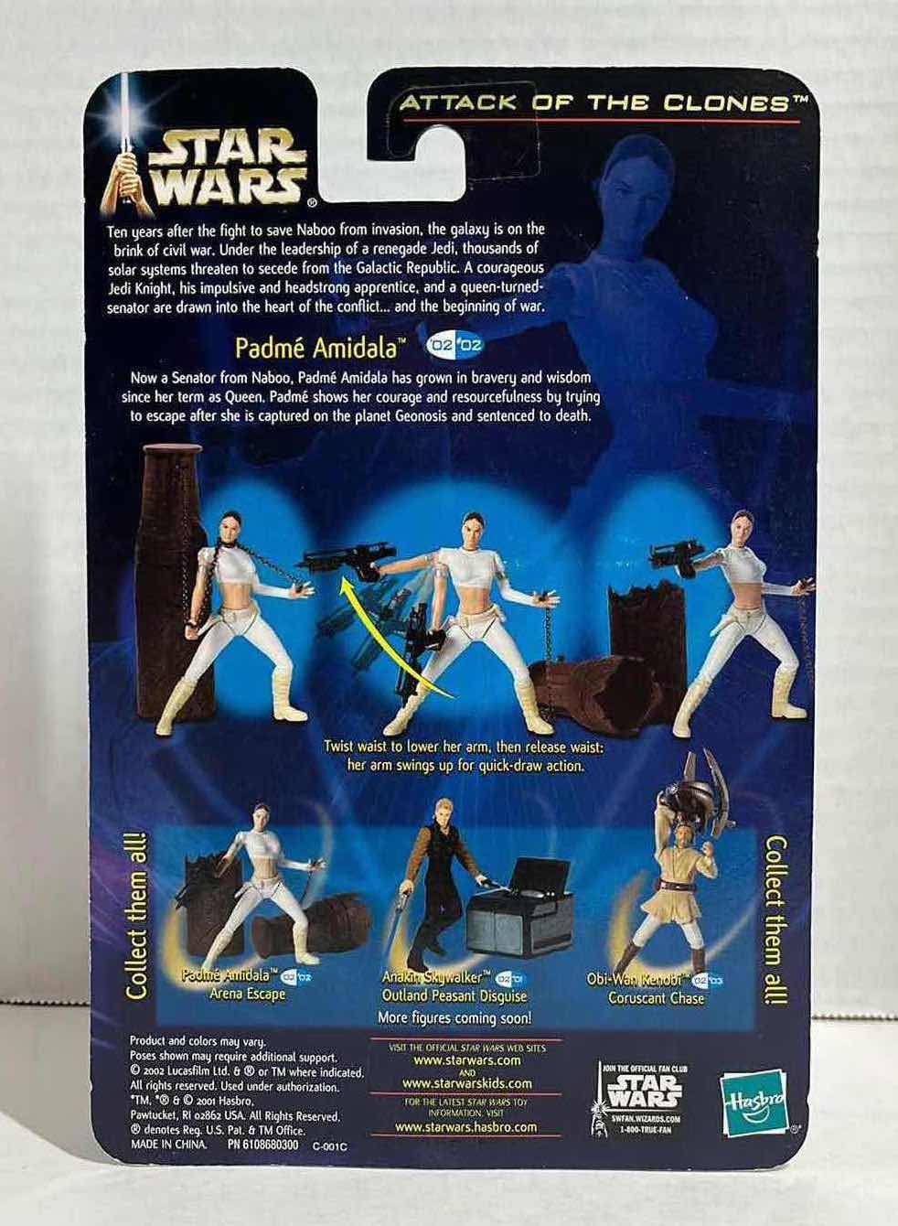 Photo 2 of NEW STAR WARS ATTACK OF THE CLONES ACTION FIGURE, PADME AMIDALA