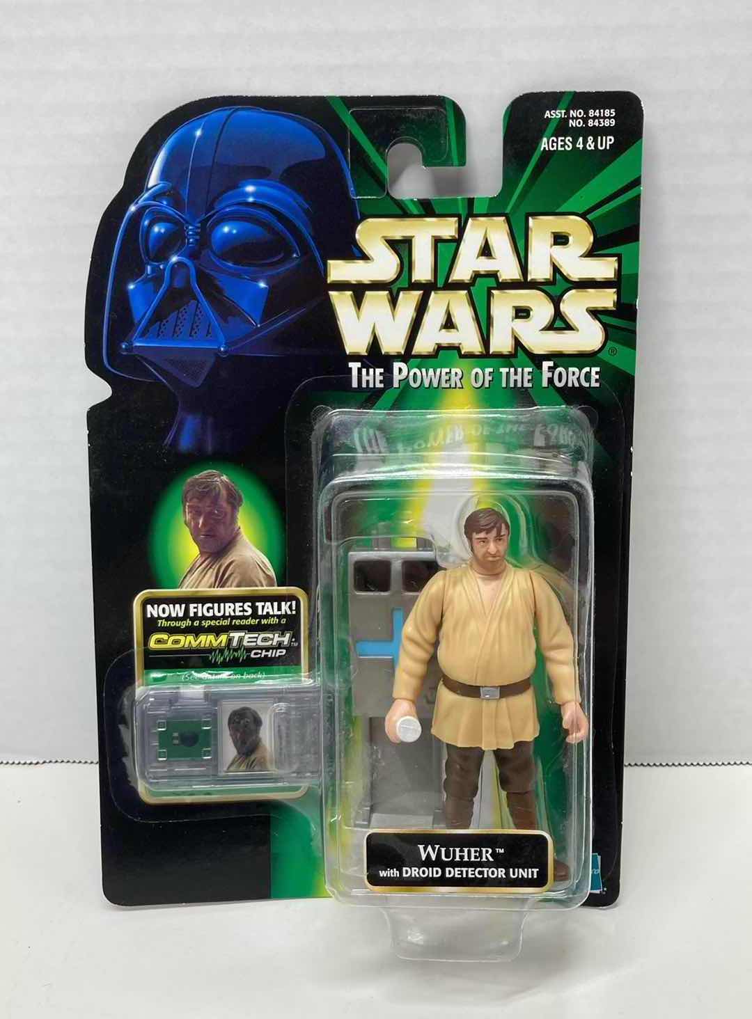Photo 1 of NEW STAR WARS THE POWER OF THE FORCE ACTION FIGURE, WUHER W DROID DETECTOR UNIT & TALKING COMMTECH CHIP