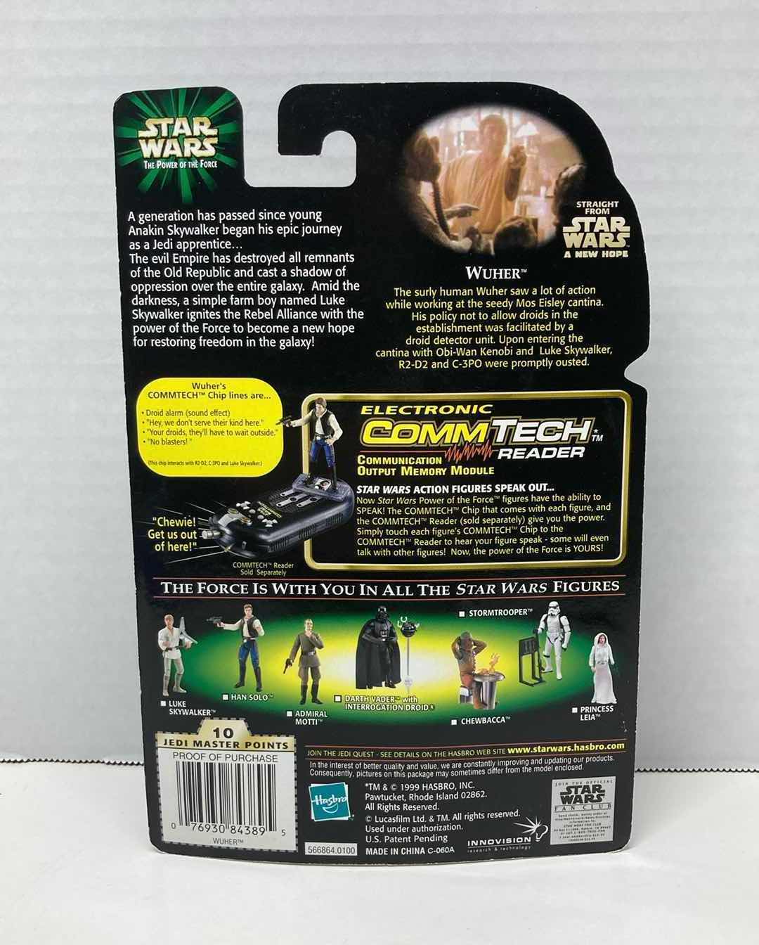 Photo 2 of NEW STAR WARS THE POWER OF THE FORCE ACTION FIGURE, WUHER W DROID DETECTOR UNIT & TALKING COMMTECH CHIP