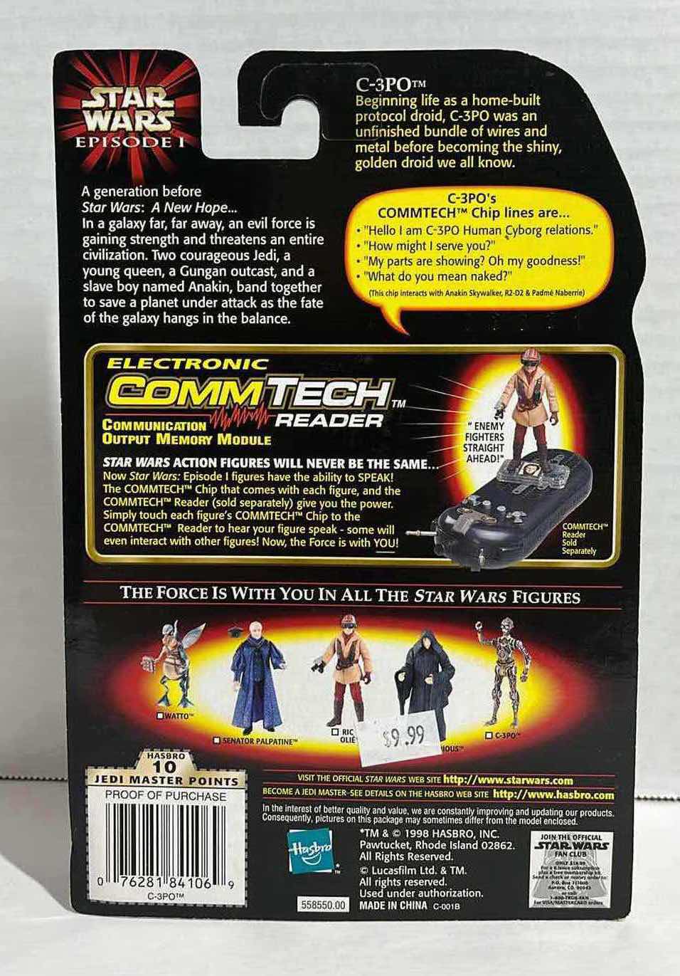 Photo 2 of NEW STAR WARS EPISODE 1 ACTION FIGURE, C-3PO