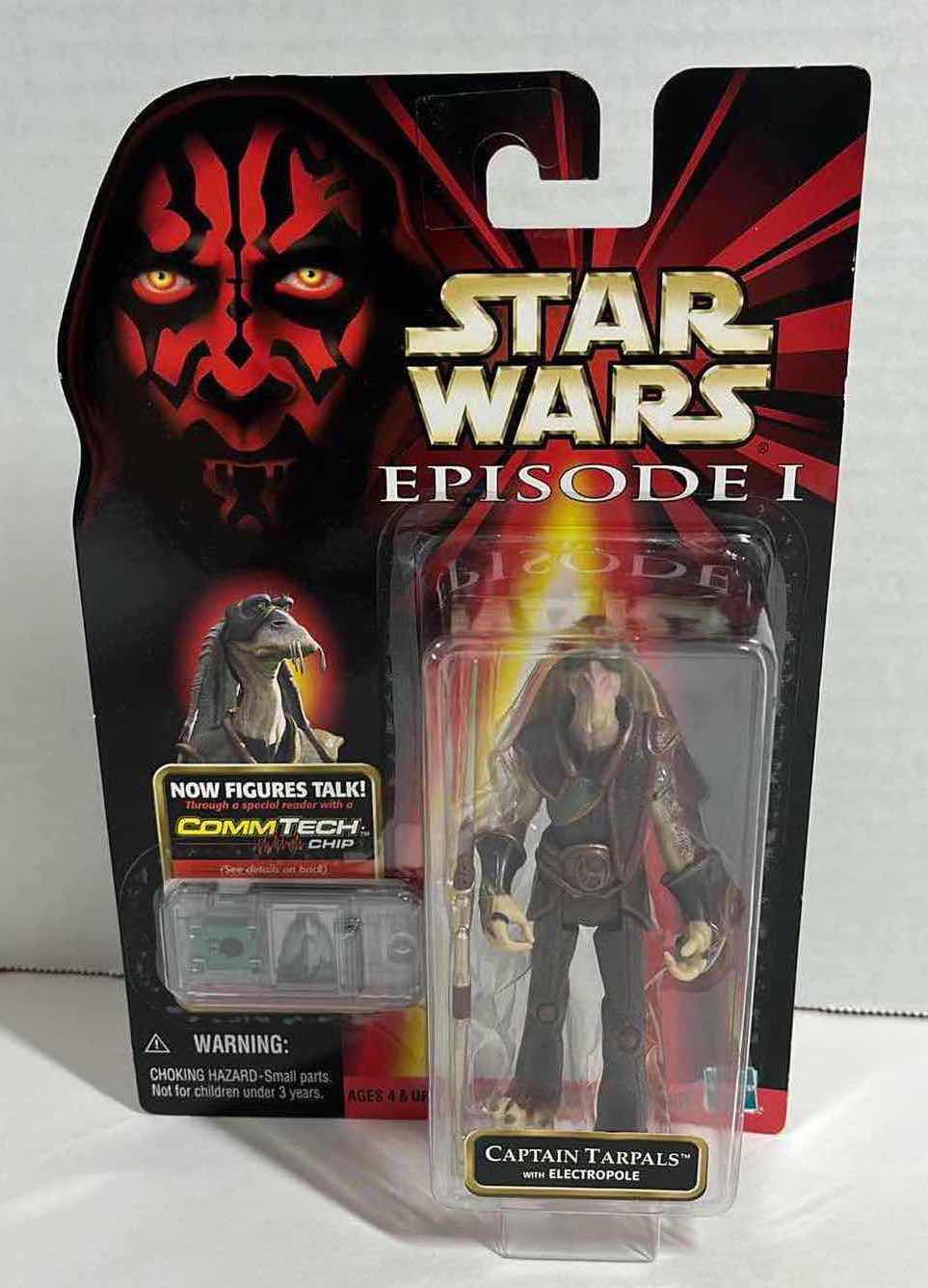 Photo 1 of NEW STAR WARS EPISODE 1 ACTION FIGURE, CAPTAIN TARPALS