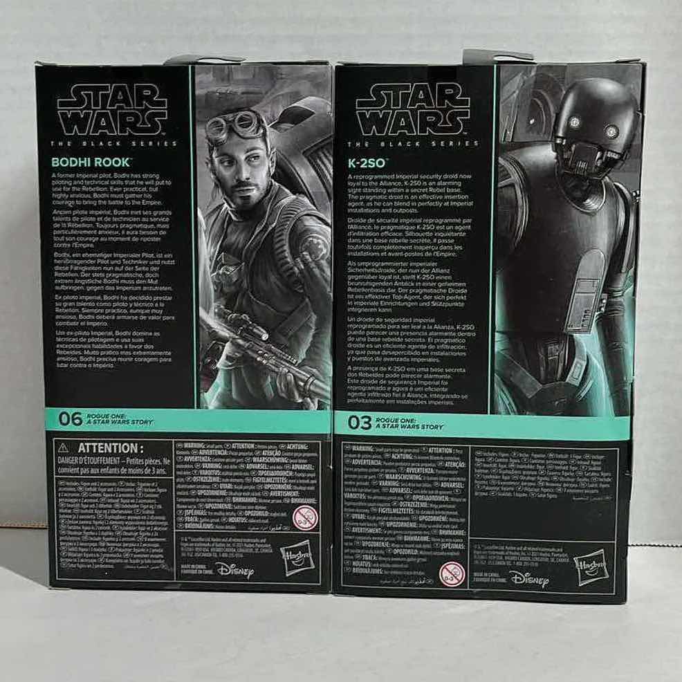 Photo 2 of NEW STAR WARS BLACK SERIES 2-PACK ACTION FIGURES, BODHI ROOK & K-2SO