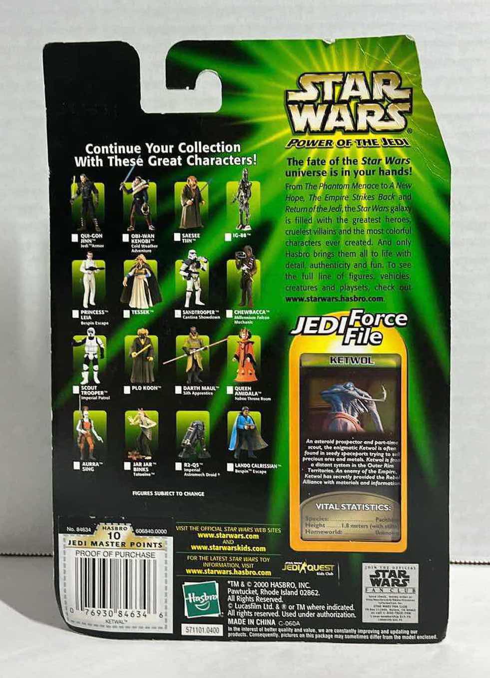 Photo 2 of NEW STAR WARS POWER OF THE JEDI ACTION FIGURE, KETWOL