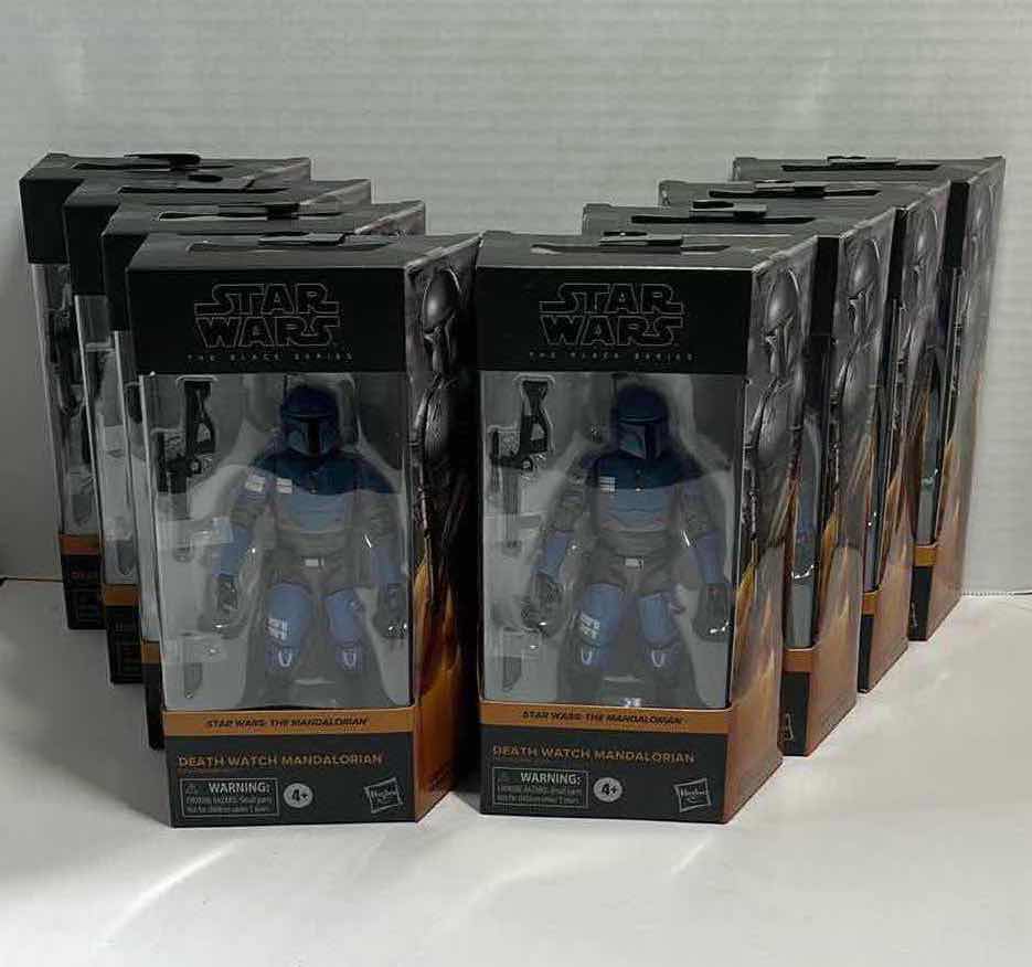 Photo 1 of NEW STAR WARS BLACK SERIES 8-PACK ACTION FIGURES, DEATH WATCH MANDALORIAN