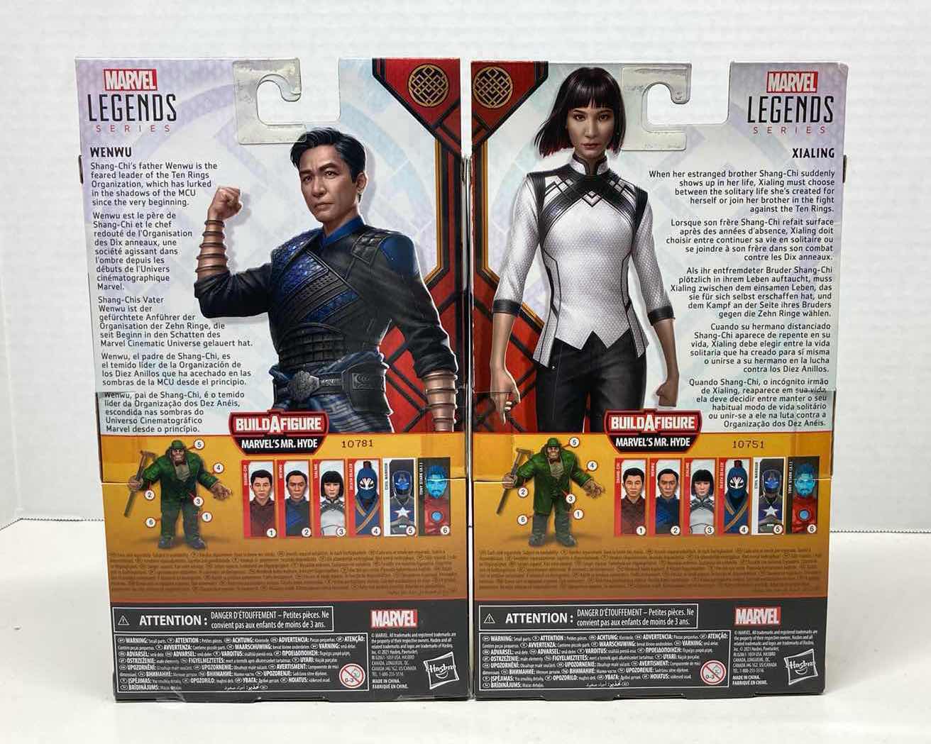 Photo 4 of NEW MARVEL LEGENDS SERIES SHANG-CHI & THE LEGEND OF THE TEN RINGS 3-PACK ACTION FIGURES, “WENWU” (1) & “XIALING” (2)