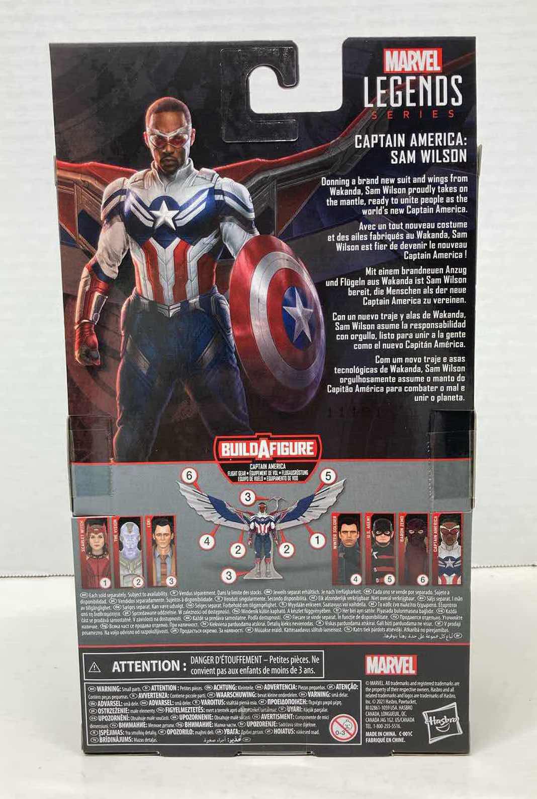 Photo 2 of NEW MARVEL LEGEND SERIES THE FALCON & THE WINTER SOLDIER ACTION FIGURE, CAPTAIN AMERICA