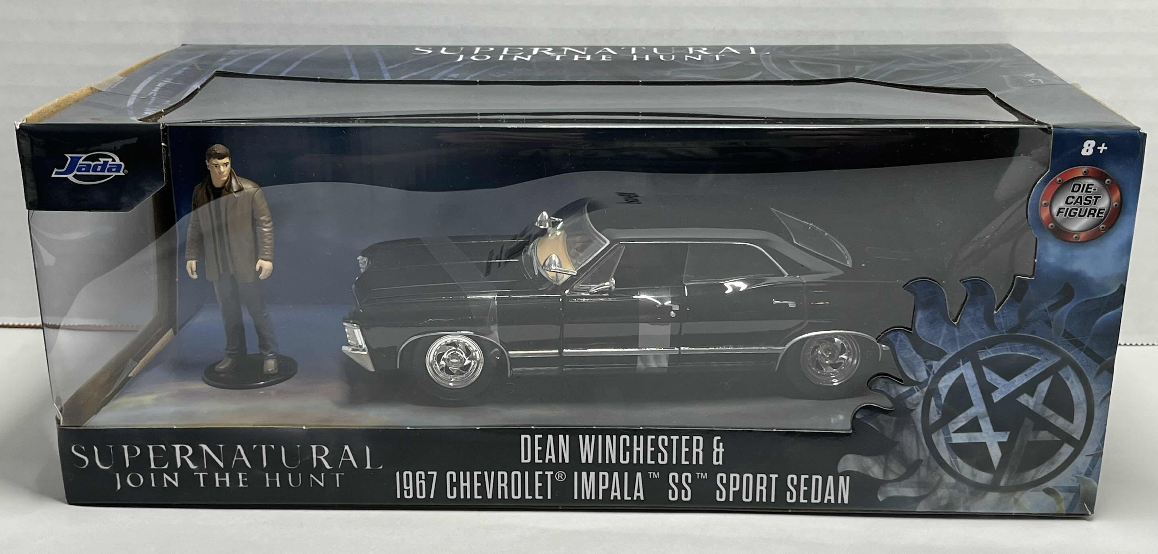 Photo 2 of NEW JADA TOYS HOLLYWOOD RIDES DIE-CAST FIGURE SUPERNATURAL JOIN THE HUNT DEAN WINCHESTER & 1967 CHEVROLET IMPALA SS SPORT SEDAN