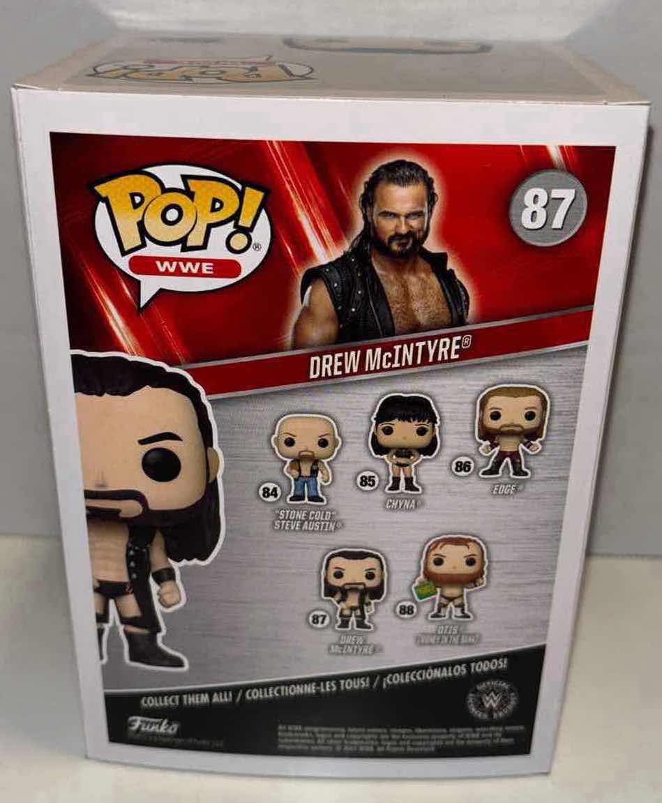 Photo 3 of NEW FUNKO POP! WWE VINYL FIGURE, #87 DREW MCINTYRE