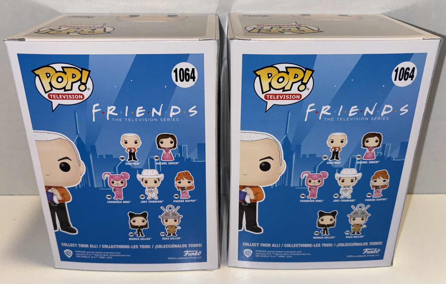 Photo 3 of NEW FUNKO POP! TELEVISION FRIENDS VINYL FIGURES 2-PACK,  #1064 GUNTHER