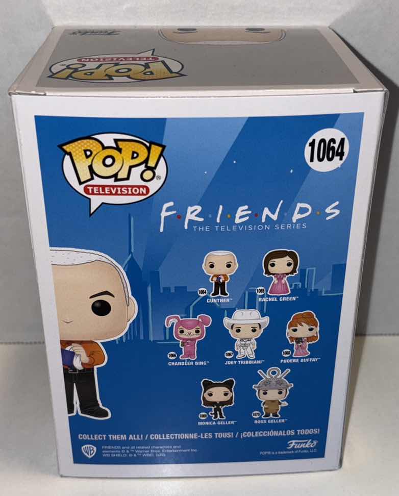 Photo 3 of NEW FUNKO POP! TELEVISION FRIENDS VINYL FIGURE,  #1064 GUNTHER