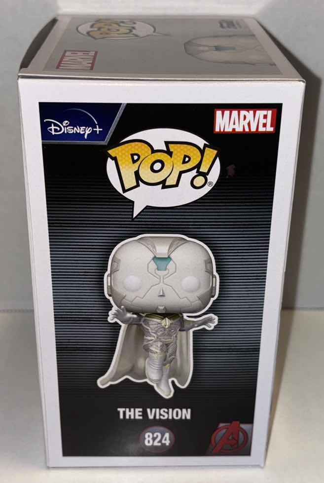 Photo 2 of NEW FUNKO POP! MARVEL STUDIOS BOBBLE-HEAD FIGURE, WANDA VISION #824 THE VISION