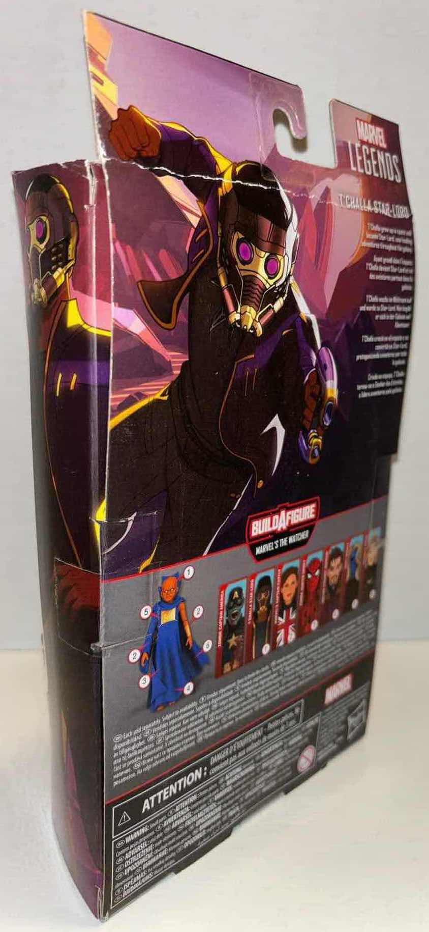 Photo 2 of NEW HASBRO MARVEL LEGENDS SERIES WHAT IF…? ACTION FIGURE & ACCESSORIES, “T’CHALLA STAR-LORD”