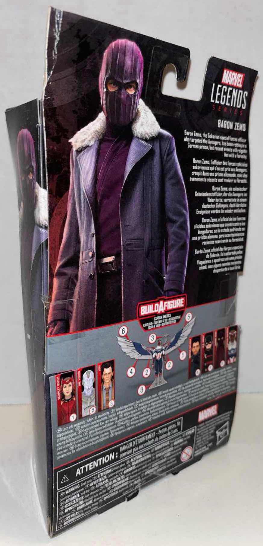 Photo 2 of NEW HASBRO MARVEL LEGENDS SERIES ACTION FIGURE & ACCESSORIES, THE FALCON AND THE WINTER SOLDIER “BARON ZEMO”