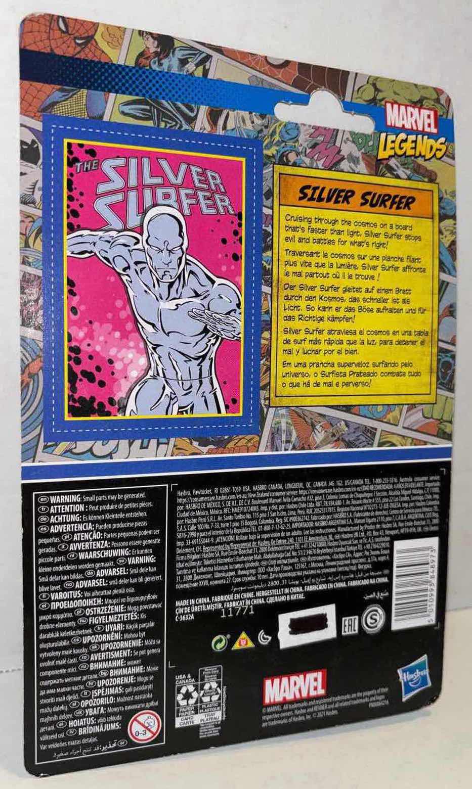 Photo 2 of NEW HASBRO MARVEL LEGENDS RETRO COLLECTION ACTION FIGURE, “THE SILVER SURFER”